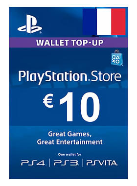 EUR10 Carte Cadeau PlayStation Plus 法国Compte PSN français