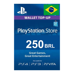 PLAYSTATION NETWORK CARD (BR) R$250 巴西雷亚尔 索尼PSN充值卡