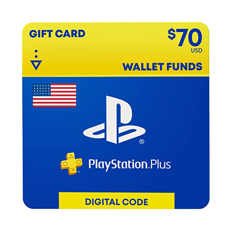 PS4/5 Store Gift Card$70 credit美服PlayStation点卡PSN Code-封面