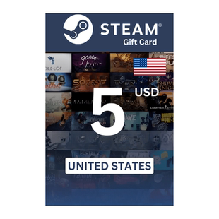 Card Gift USD 美国区蒸汽钱包充值点卡5刀 Steam Code Wallet