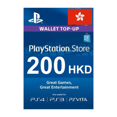 HKD200港服PlayStation充值点卡