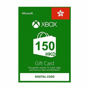 港服Xbox Gift Cards禮品卡150港幣 香港Series X/S禮品卡/預付卡