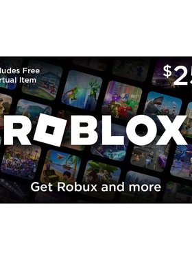 Roblox Gift Card 2200Robux Online Game Code罗布乐思R币礼品卡