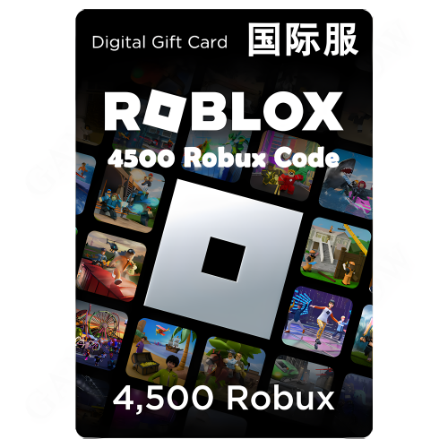 Roblox4500Robux充值卡国际服
