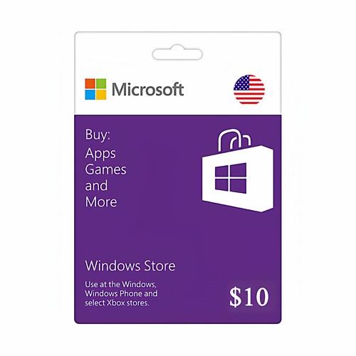 Windows11StoreUSD10充值卡