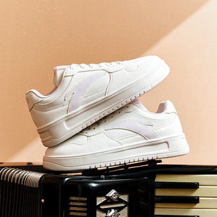 安踏女鞋板鞋2026春季新款官方正品运动鞋轻便增高厚底学生休闲鞋