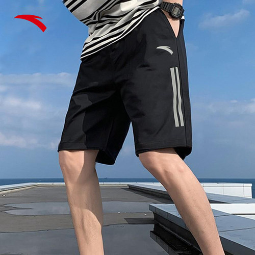 安踏运动短裤舒适跑步透气男