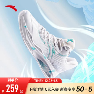 安踏篮球鞋男鞋KT3二代汤普森旗舰正品冬季新款学生皮面高帮球鞋