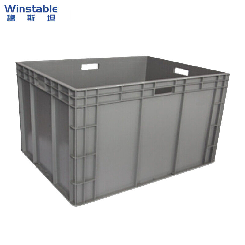 稳斯坦WST020欧标EU箱汽配周转箱塑料物流箱收纳零件盒800*600*45