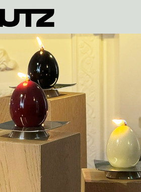 鸡蛋彩色酥油灯蜡烛摆件