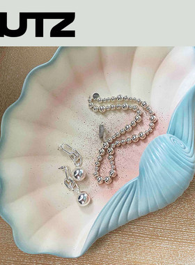 NUTZ中古陶瓷贝壳盘首饰收纳盘