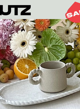 NUTZ Sane手工马克杯肌理感陶质麻花侘寂风陈列摆件居家装饰礼物