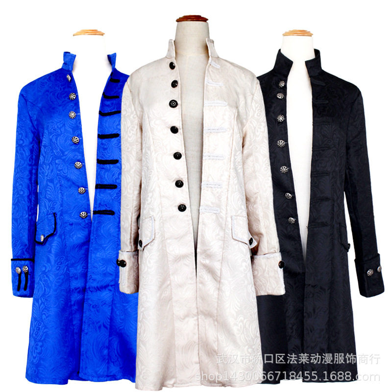 立领腰带外套长袖cosplay风衣服