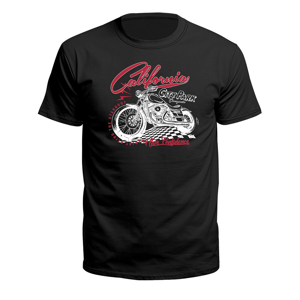 夏季大码烫画运动短袖T恤男圆领休闲健身透气速干COSPLAY宽松上衣