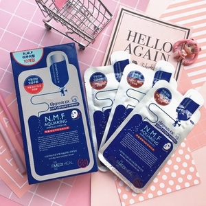 韩国美迪惠尔可莱丝 补水保湿正品针剂水库面膜女男学生10片