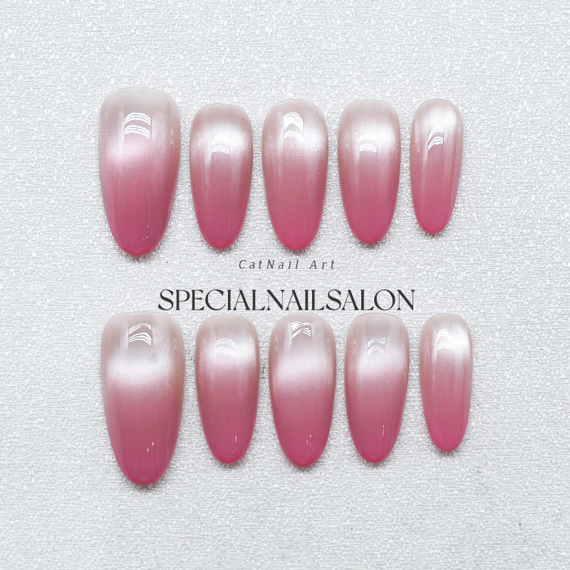 【人间芭比】纯手工穿戴甲撞色高级感水蜜桃红猫眼2025新款美甲片,彩妆/香水/美妆工具,穿戴甲/甲片,淘宝优惠券,粉丝福利购,淘宝优惠卷