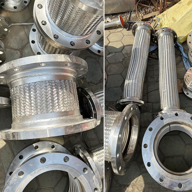 现货供应4分6分1寸波纹管304不锈钢金属软管耐腐蚀蒸汽钢丝编织管