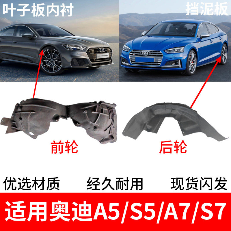 适配奥迪A5S577叶子板内衬