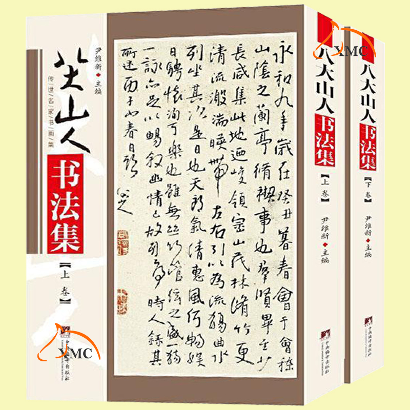 正版速发 八大山人书法集 上下 传世名家书画集 尹维新汉字法书作品集