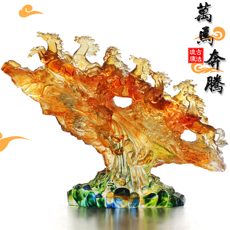 办公室礼品八骏马开业送人高档图片