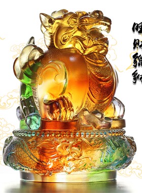琉璃旺财居家乔迁貔貅摆件送礼物