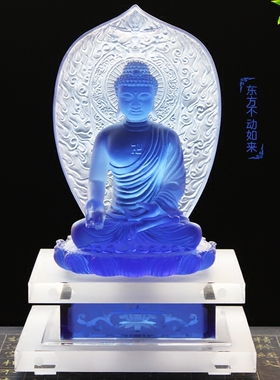 工艺品摆件琉璃佛像五方佛
