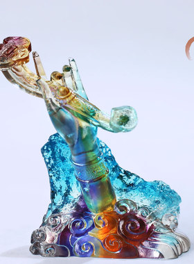 琉璃佛手如意摆件工艺礼品