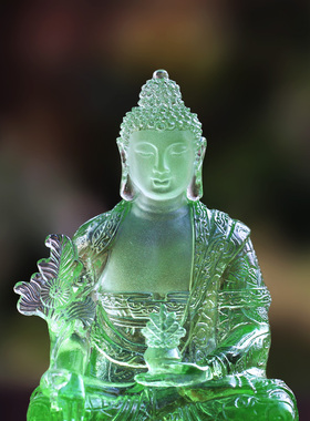 药师琉璃光如来本愿佛像摆件