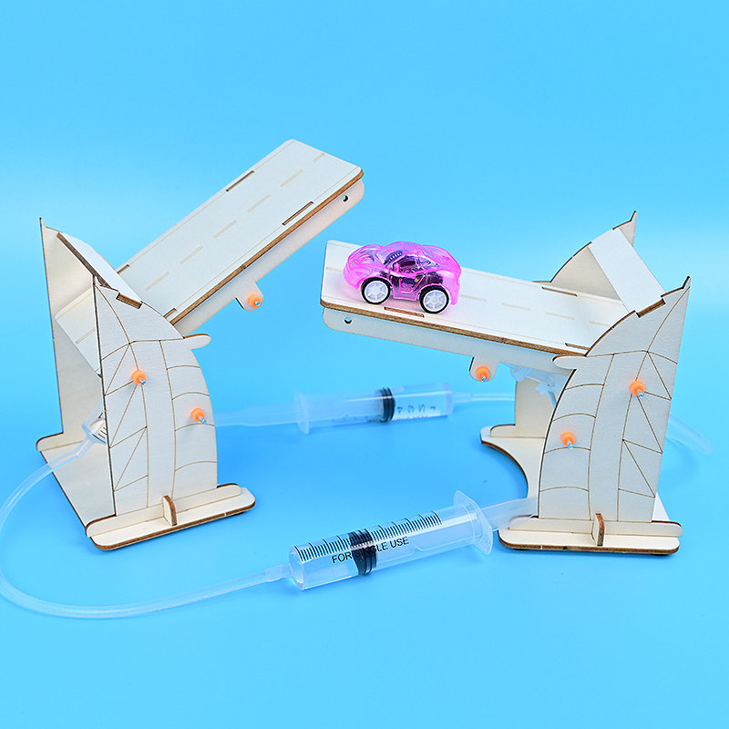 液压升降桥晋龙轩科教用品科技小制作手工材料包科学实验学生发明