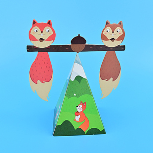 找平衡幼儿园小学生科学课程材料包物理知识教育STEM手工实验制作