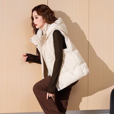 唐狮2025新款羽绒马甲马甲女款外穿冬季设计感保暖背心羽绒服