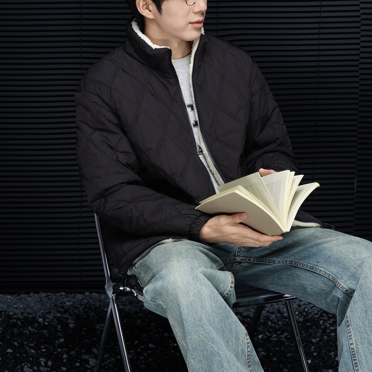 唐狮2026秋冬季新款男棉衣加绒立领短款宽松棉服外套保暖御寒潮