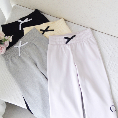 C家纯元7-16女童抓绒直筒卫裤秋