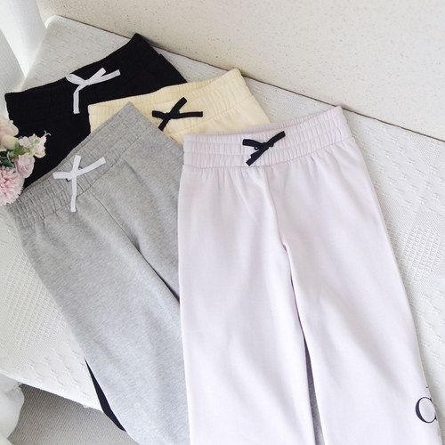 C家纯元7-16女童抓绒直筒卫裤秋