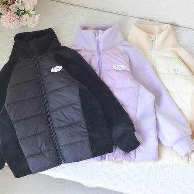 公主120-170轻薄羽绒一体绒外套