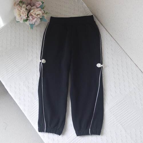 纯柜110-160女童优雅好版型长裤