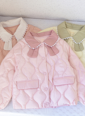 公主家的~120-165女童90绒鸭绒羽绒服中大童秋冬保暖可爱翻领上衣