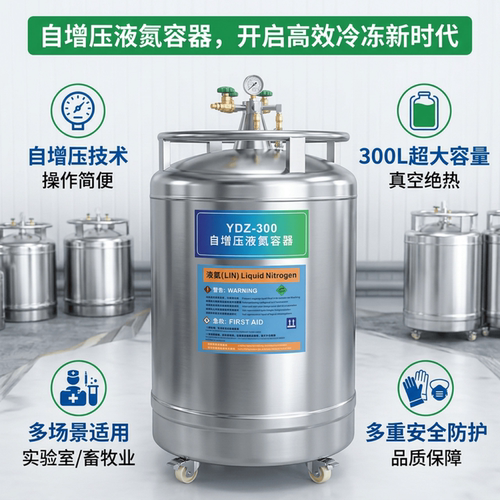 不锈钢自增压液氮罐大容量补给