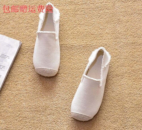 软底豆豆鞋包邮乐福鞋布鞋