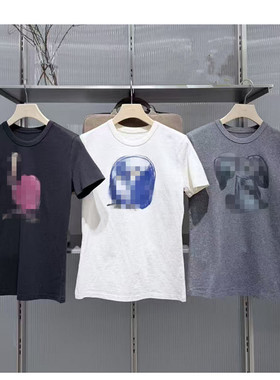 现货[商场同款]J南 26春夏季新品正肩涂鸦动物常规T恤女5Q2111830