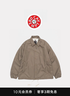 [5折现货]bd cavempt宽松机能防水抽绳教练夹克户外冲锋衣外套