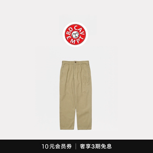 [5折现货]BD CAVEMPT水洗做旧纯色休闲裤 余文乐同款工装直筒长裤