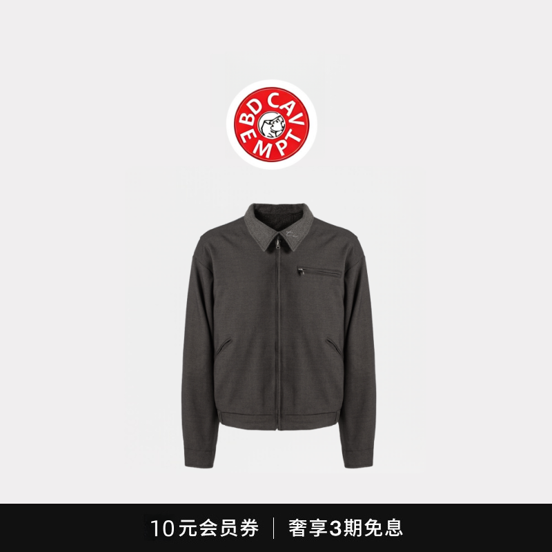 [5折现货]bd cavempt老钱氛围感短宽版型千鸟格双面穿西装j97夹克