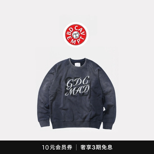 CAVEMPT上海快闪限定余文乐水洗做旧套头圆领卫衣男 5折现货