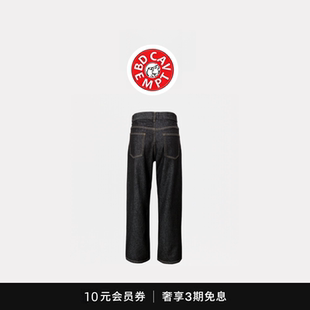 [5折现货]bd cavempt不掉色手缝针直筒原牛宽松垂感加密休闲裤男