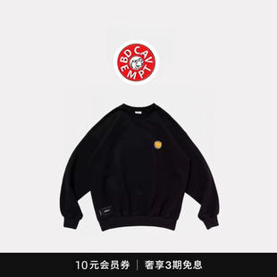 [5折现货]BD CAVEMPT纯棉无帽外套圆领套头休闲潮男卫衣宽松上衣