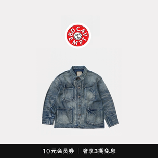 [5折现货]BD CAVEMPT余文乐日产水洗复古工装多口袋牛仔夹克外套