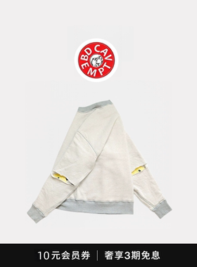 [5折现货]bd cavempt平田和宏兔年限定款宽松重磅双面穿套头卫衣