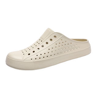 夏季凉鞋男士洞洞海边沙滩鞋包头半托鞋防滑男款套脚室外穿凉拖鞋