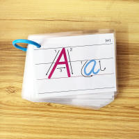 People's Education Edition Letter Card English 26, uppercase and lowercase plastic-sealed English card, handwritten natural pronunciation with stroke order thumbnail 8